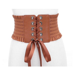 Elastic Corset Waist Band Stretch Belt - Various Colours Available