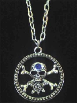 Skull and Crossbones Necklace