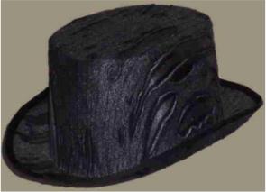 Tattered Zombie Top Hat
