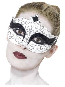 Gothic Swan Eyemask, White