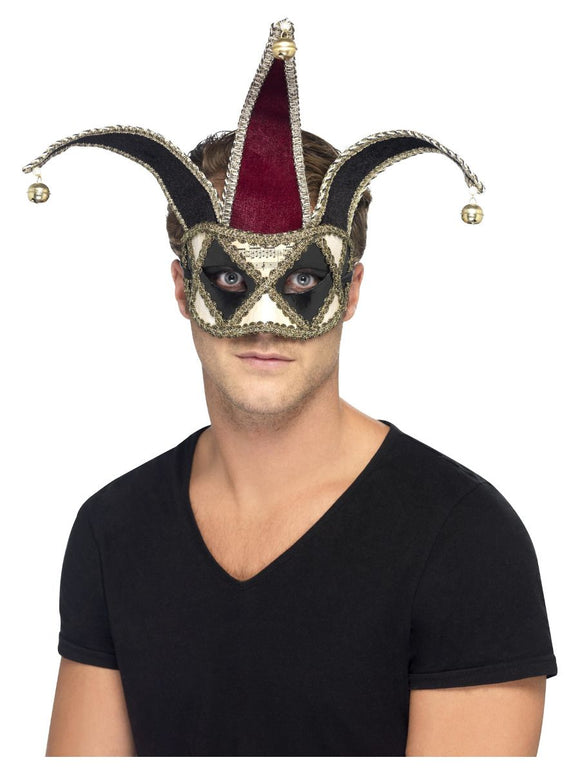 Gothic Venetian Harlequin Eyemask, Multi-Coloured