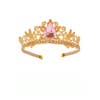 Handmade Princess Crown - Silver/Clear or Gold/Pink