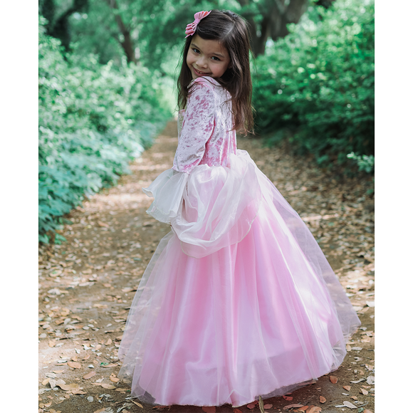 Pink Rose Princess Dress - Size 5-6