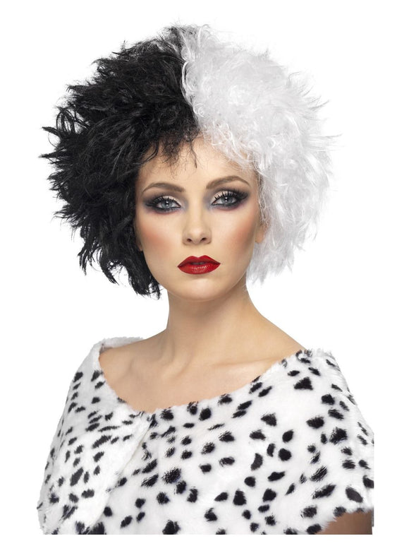 Evil Madame Wig - Black/White