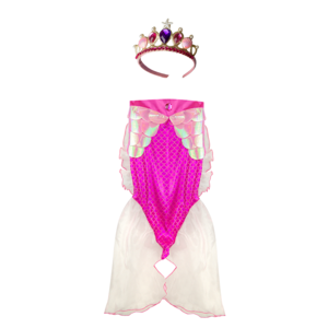 MERMAID GLIMMER SKIRT SET WITH HEADBAND