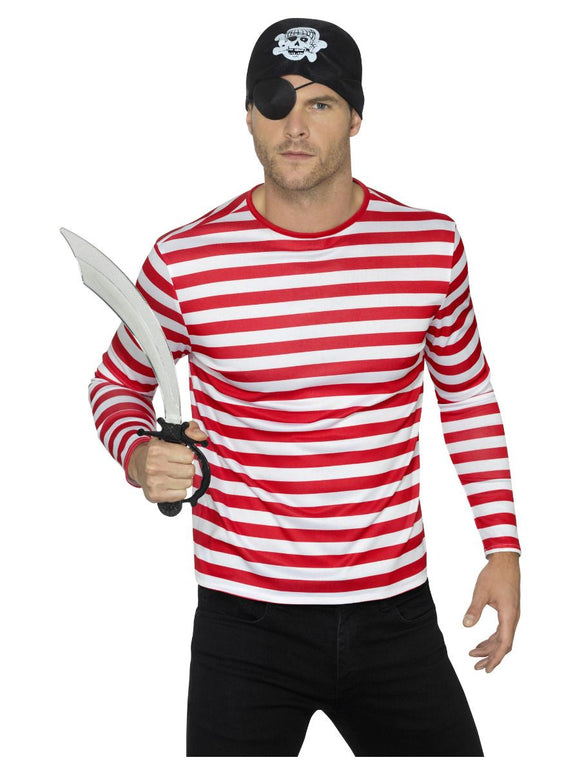 Stripy T-Shirt - Red/White