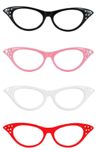 Cat Eye Glasses - Various Colours