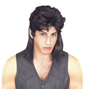 Mullet Wig - Black