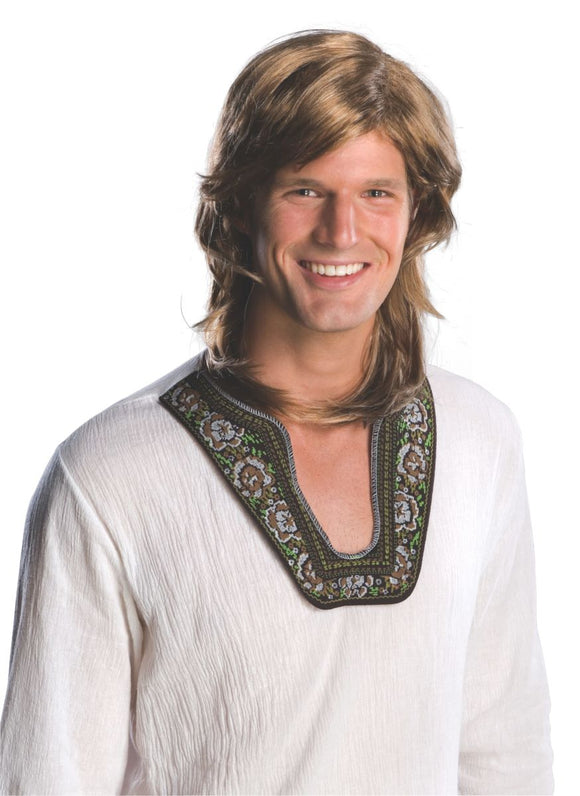 70's Guy Wig - Mixed Blond, Brown or Black