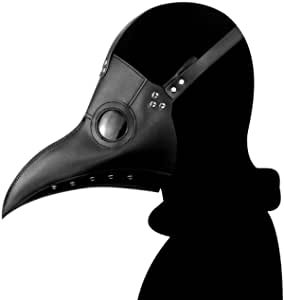 Plague Doctor Mask - White or Black