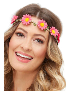 Hawaiian/Hippie Daisy Chain Headband - Assorted Colours Available