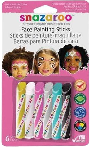 Snazaroo Face Paint Stick Set