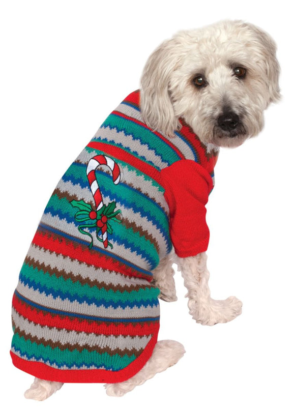 Dog Christmas Sweater - Candy Cane