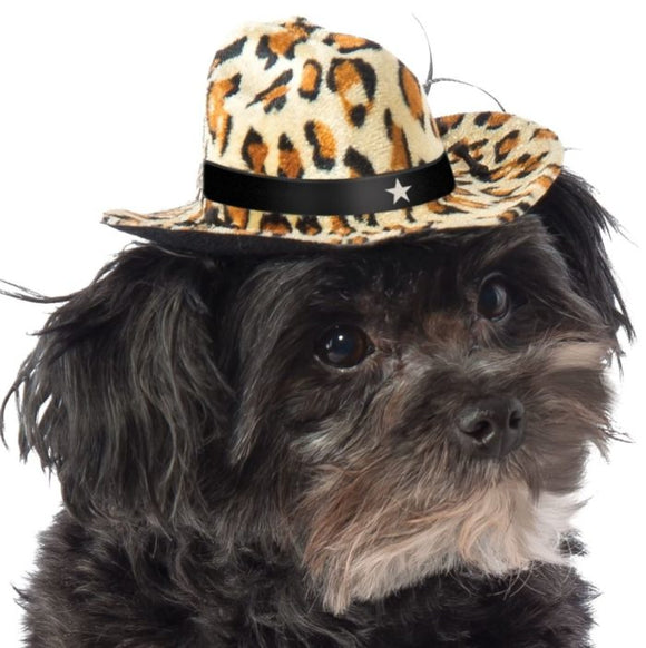 Pet Cheetah Cowboy Hat