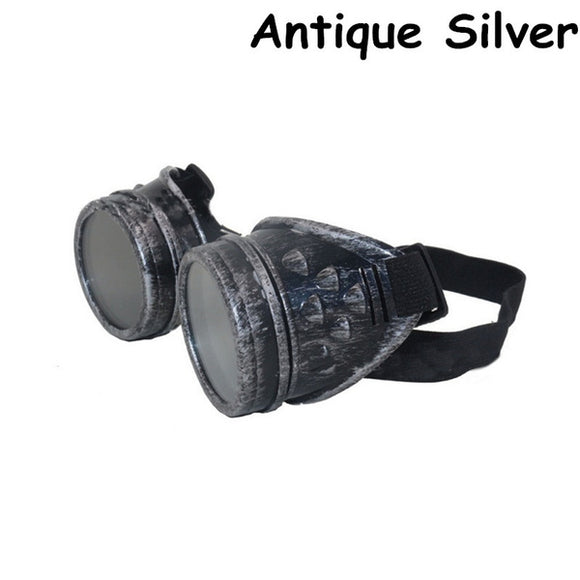 Steampunk Goggles - Antique Silver or Bronze