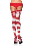 Nylon Striped Stockings