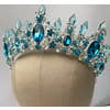 Blue Frozen Crystal Crown Tiara
