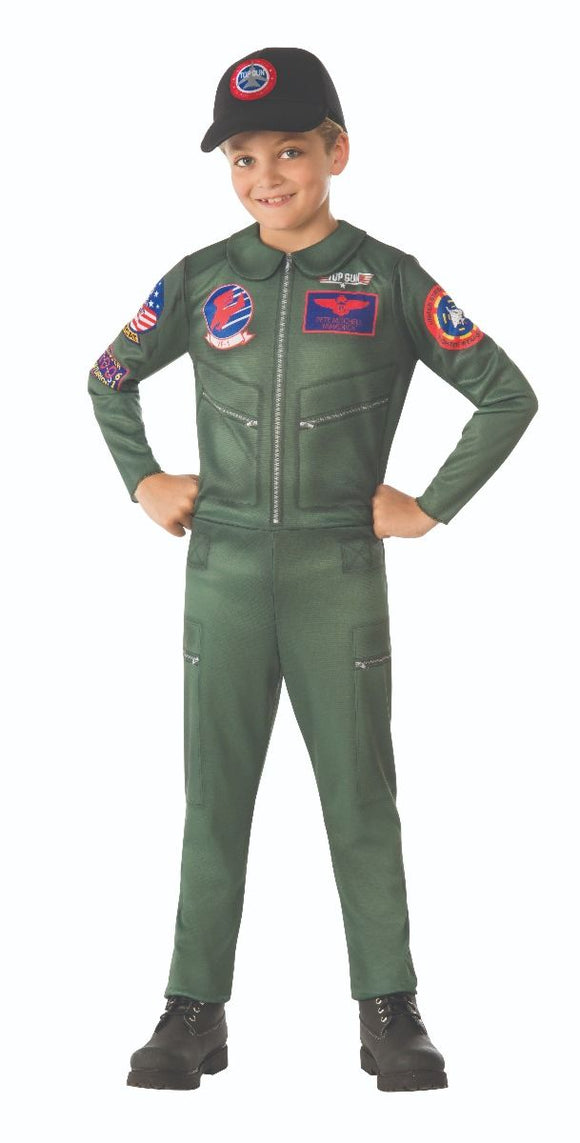 Top Gun Child Costume - Size Large