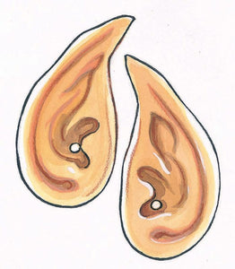 Pointed Ears - Various Colours Available