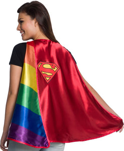 Adult Superman Reversible Pride Cape