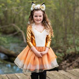 Woodland Fox Dress with Headband - Sizes 5-6 and 7-8