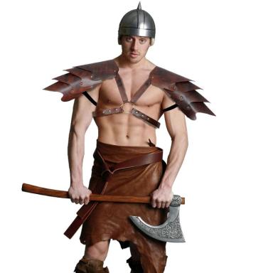 Leatherlike Shoulder Armor Adjustable