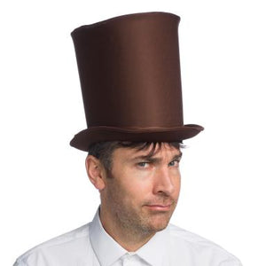 Coachman Hat - 9" High - Brown or Black