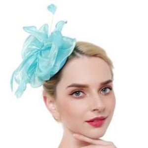 Aqua Blue Fascinator
