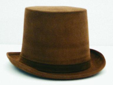 Junior Leatherlike Top Hat