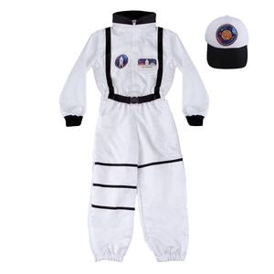 Astronaut Set with Jumpsuit, Hat and ID Badge - Up to size 5-6