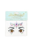 Pink Unicorn Face Crystal Stickers