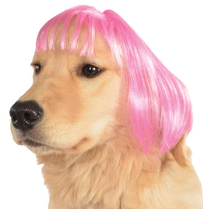 Dog Pink Wig