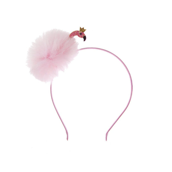 Fun Flamingo Fluff Headband