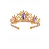 Handmade Princess Crown - Gold/Purple or Silver/Clear