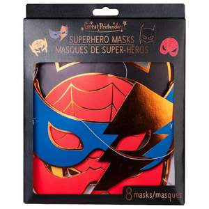 Masks SuperHero - 8pk