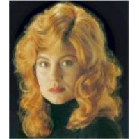 Deluxe Brown Curly 16" Wig