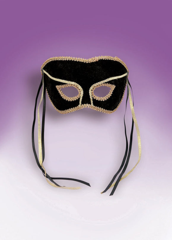 Black Masquerade Headband