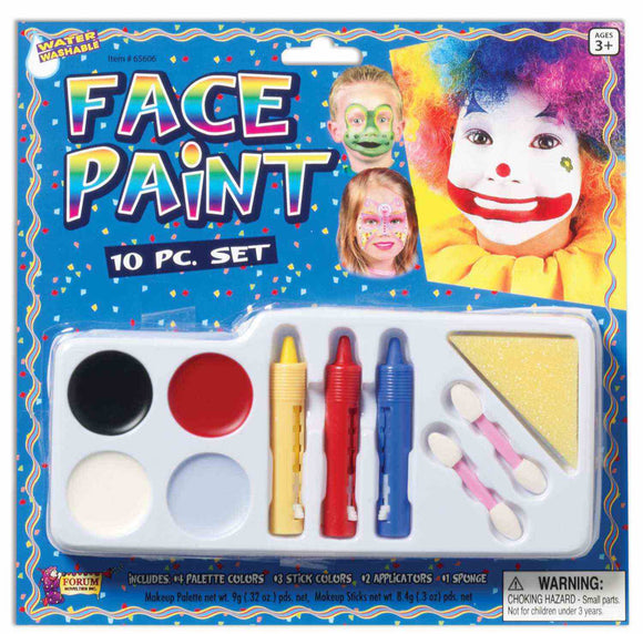 Face Paint - 10 pc Set