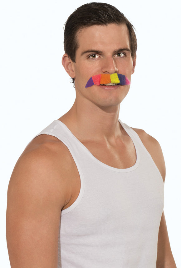 Rainbow Mustache