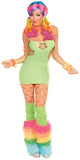 Fishnet Sweetheart Dress - Neon Pink or Neon Green