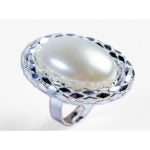 50's Round Ring - White