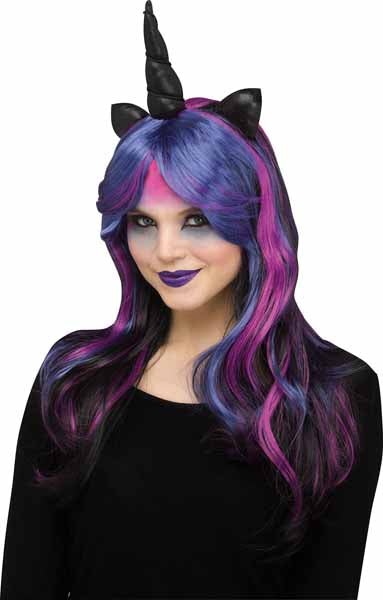 Mystical Unicorn Wig with Ears and Horn
