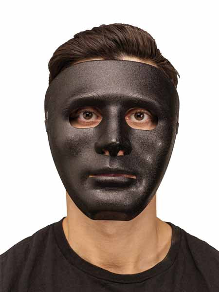 Blank Mask - Male - Black