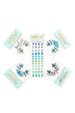 Heart Face Crystal Face Stickers