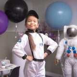 Astronaut Set with Jumpsuit, Hat and ID Badge - Up to size 5-6