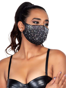 Nova Rhinestone Face Mask