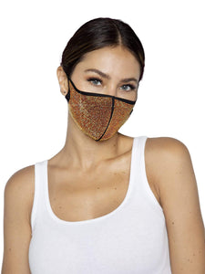 Alexi Rhinestone Face Mask