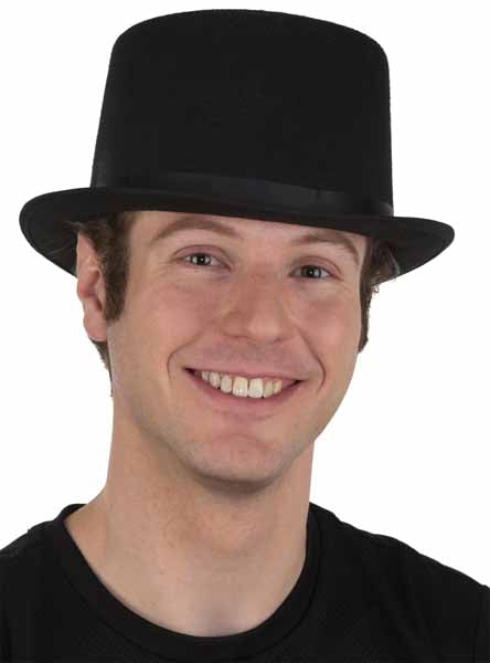 Black Felt Top Hat