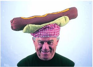 Adult Hot Dog Hat