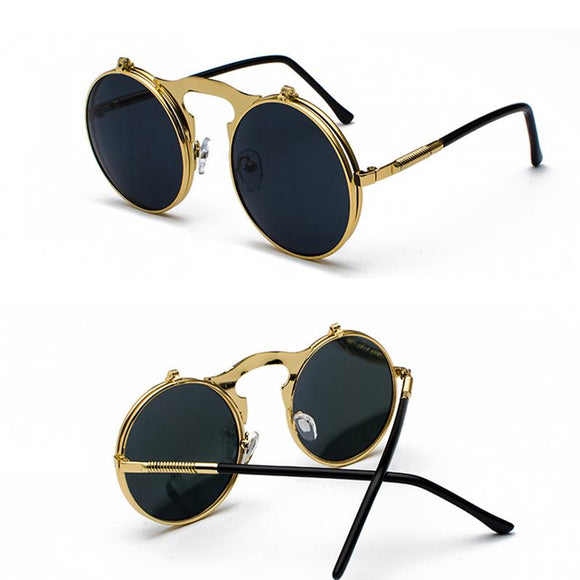 Steampunk Sunglasses - Flip up Lenses - Various Styles